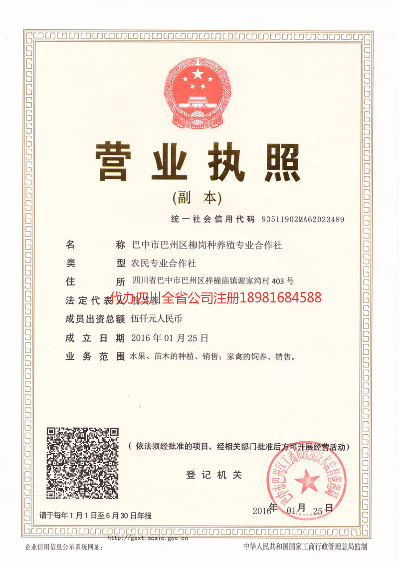 阳江阳江柳岗种养殖专业合作社